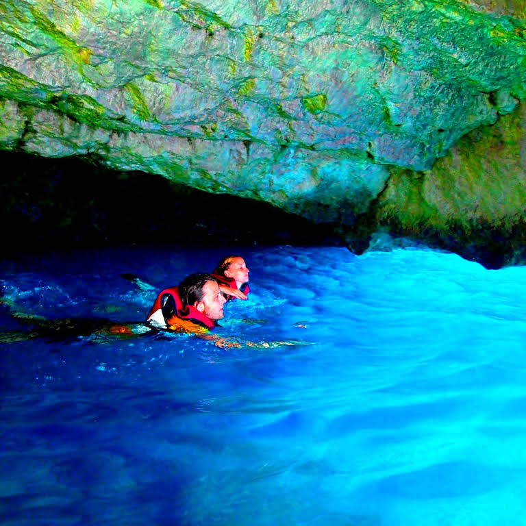 Blue cave Mallorca